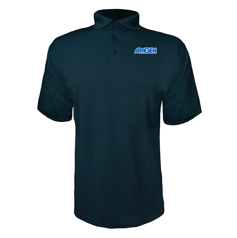 Men' Amgen Polyester Polos