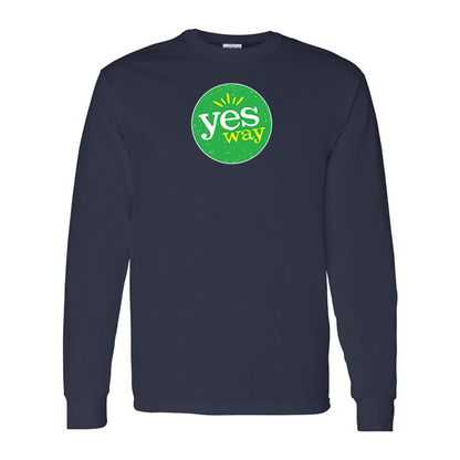 Men's Yes Way  Gildan Heavy Cotton Long Sleeve T-Shirt