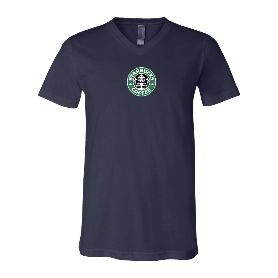 Starbucks Coffee BELLA  CANVAS  Jersey V-Neck Tee