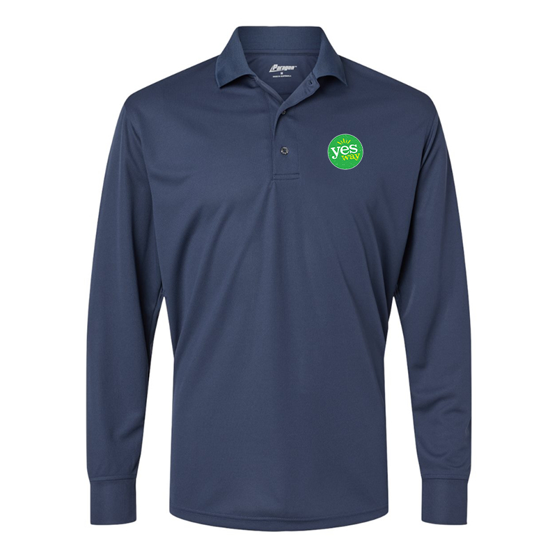 Men's Yes Way  Paragon Prescott Long Sleeve Polo