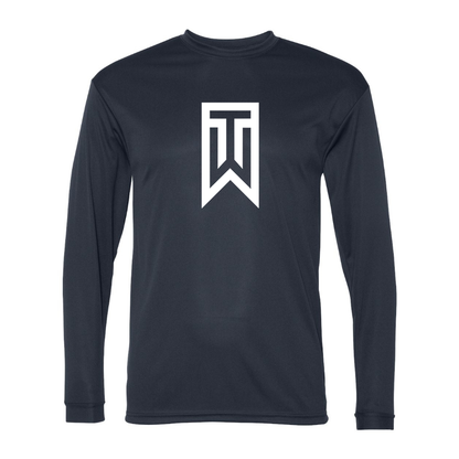 Men's Tiger Woods Polyester Long Sleeve T-Shirt