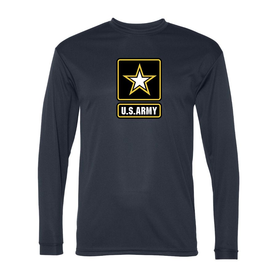 Men's  U.S. ARMY Polyester Long Sleeve T-Shirt