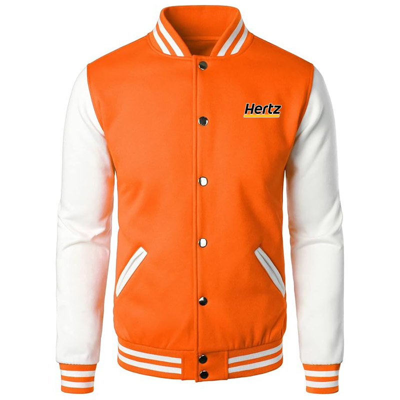 Men’s Hertz Varsity Baseball Jacket Cotton Blend Letterman Jackets