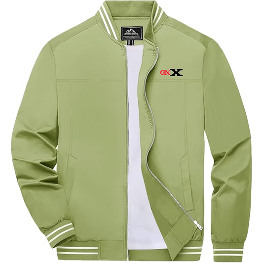 Men's GN X Boladeci  Bomber Jackets Lightweight Water Resistant Breathable Spring Fall Full Zip Thin Windbreaker Light Jackets