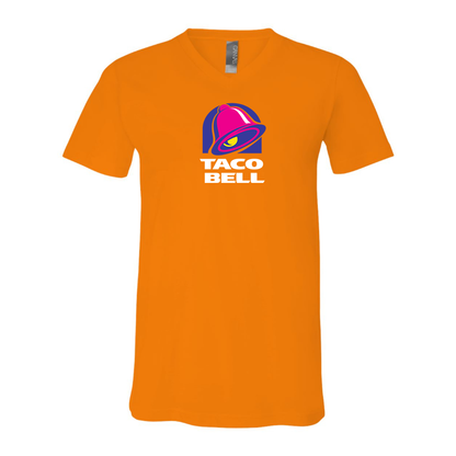 Men's Taco Bell  BELLA  CANVAS  Jersey V-Neck Tee