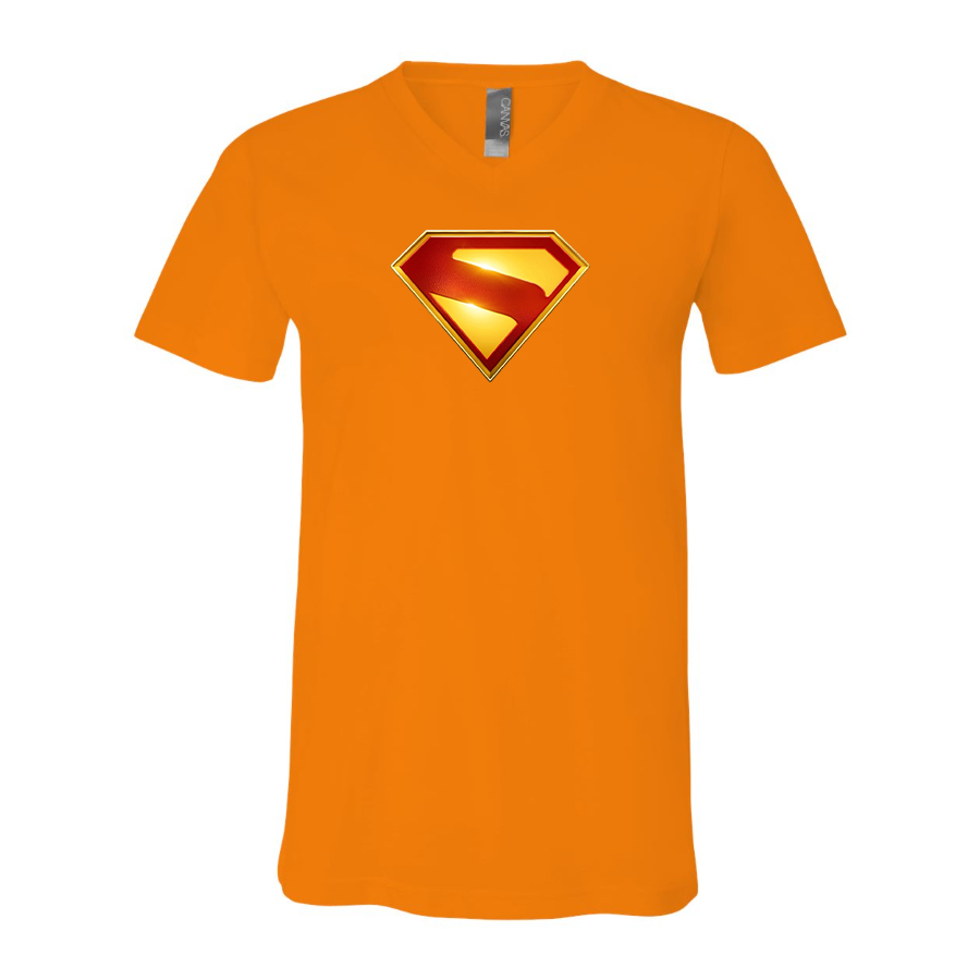 Superman 2025 BELLA  CANVAS  Jersey V-Neck Tee