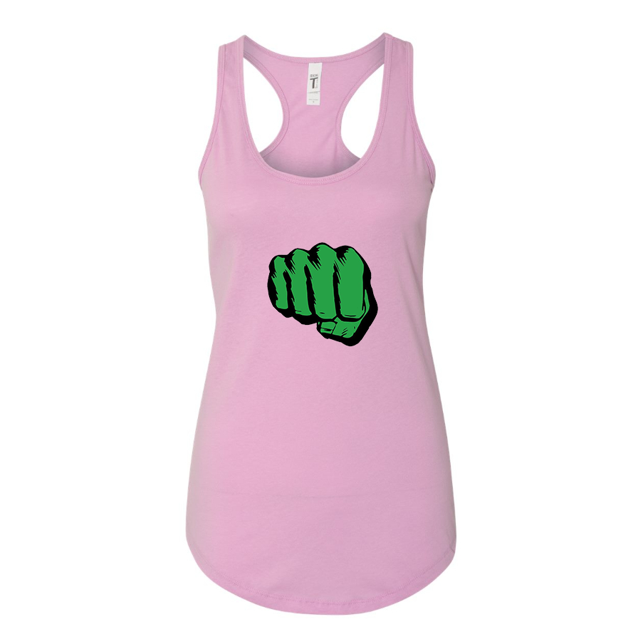 Women's Hulk Punch Racerback Tank Top
