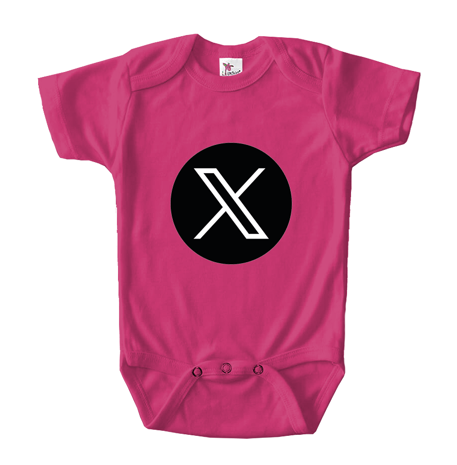 Twitter X Baby Romper Onesie