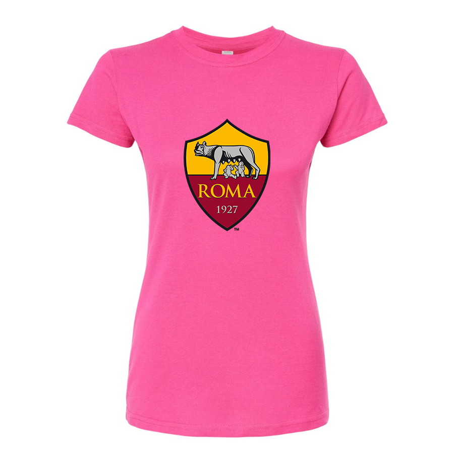 Women's AS Roma Round Neck T-Shirt