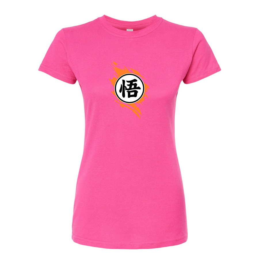 Women's Dragon Ball Z Goku  Round Neck T-Shirt