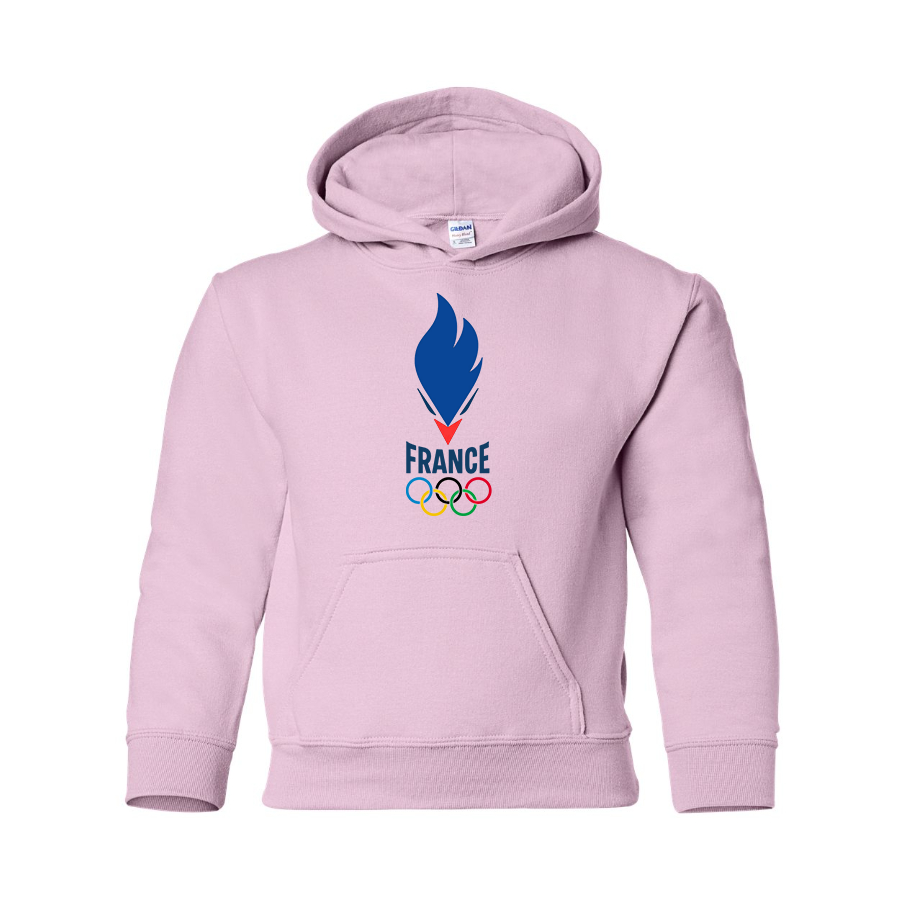 Youth France Olympia 2024 Pullover Hoodie