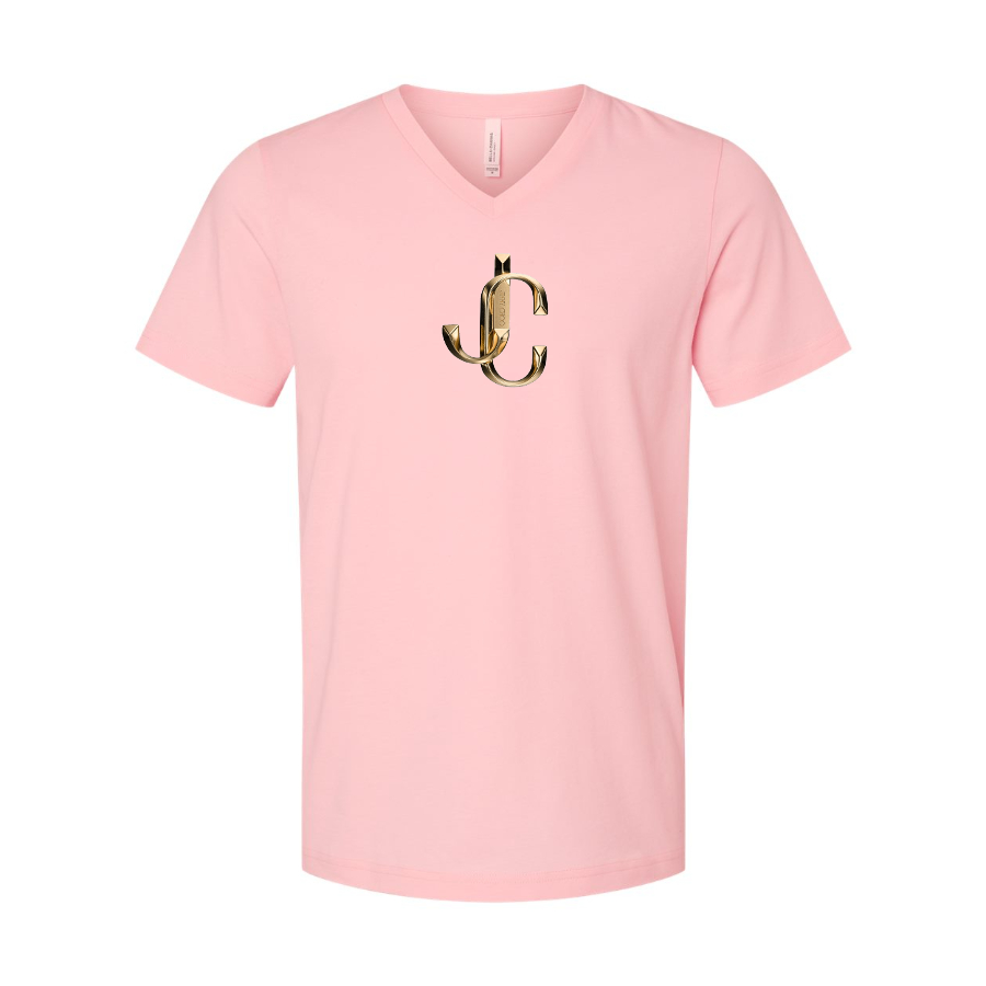 Jimmy Choo BELLA  CANVAS  Jersey V-Neck Tee