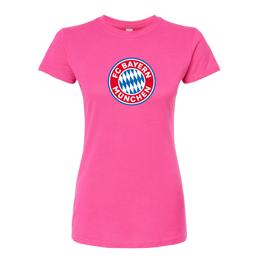 Women's FC Bayern Munich Round Neck T-Shirt