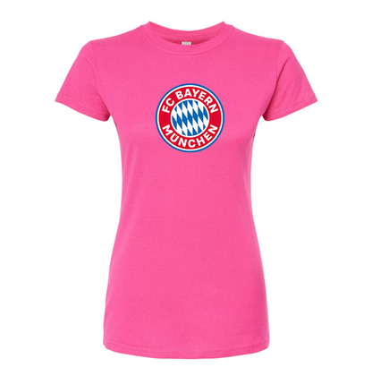 Women's FC Bayern Munich Round Neck T-Shirt