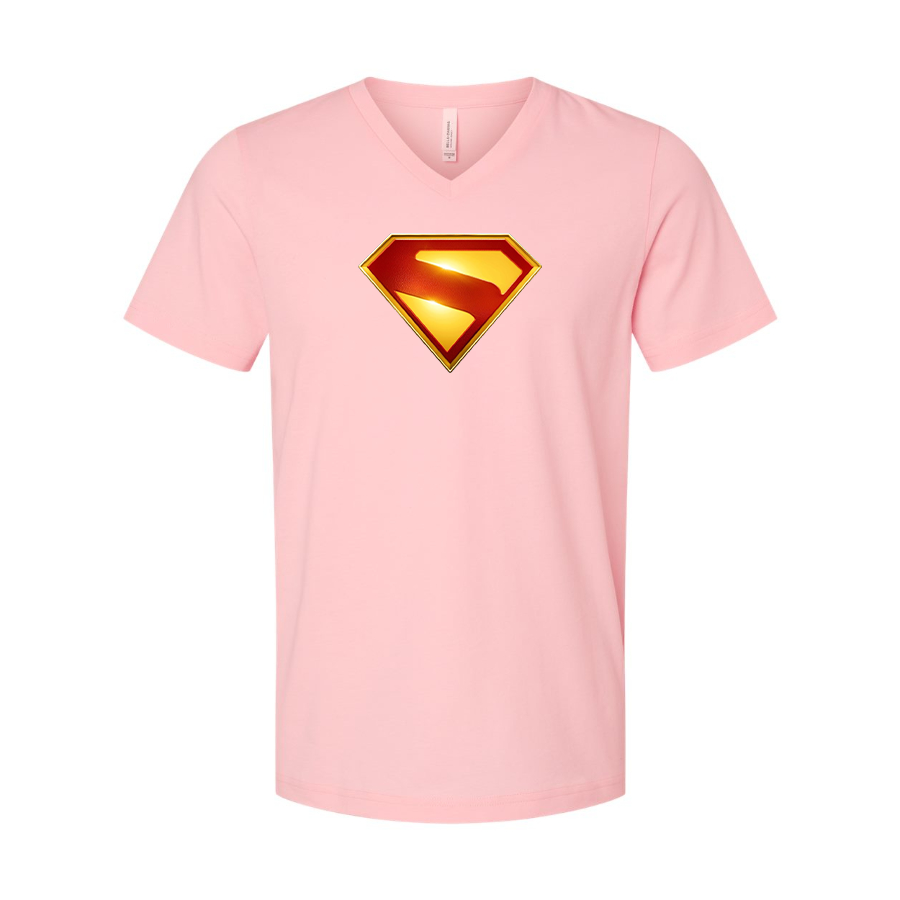 Superman 2025 BELLA  CANVAS  Jersey V-Neck Tee