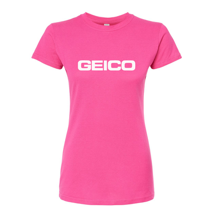 Women's Geico  Round Neck T-Shirt