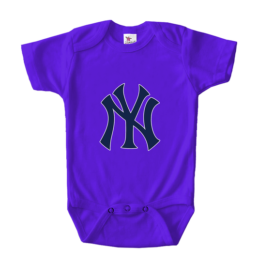 New York NY Yankees Baseball Baby Romper Onesie