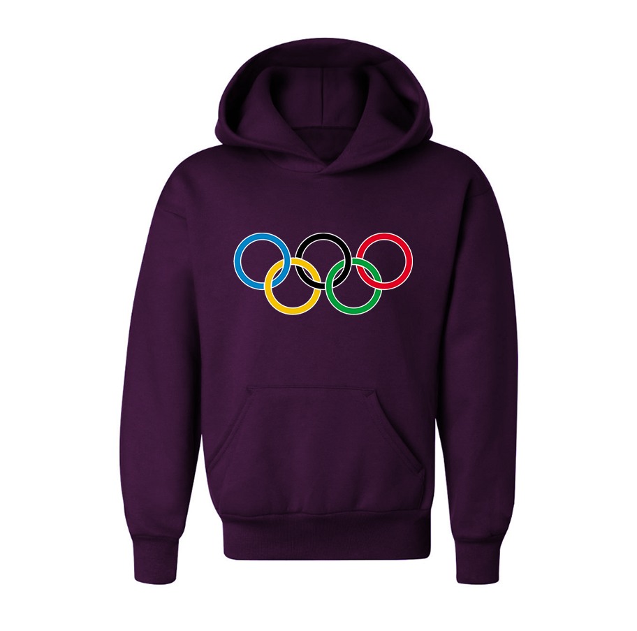 Youth Olympics Rings Pullover Hoodie