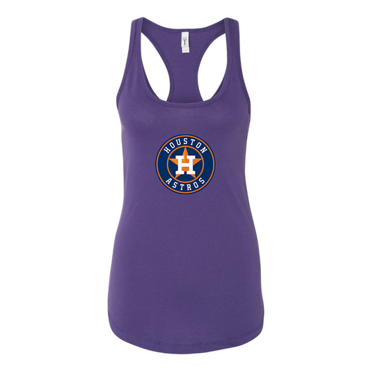 Women's Houston Astros Baseball Racerback Tank Top