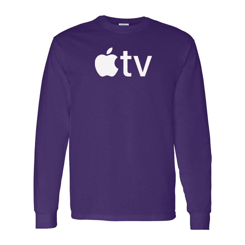 Men's Apple TV  Gildan Heavy Cotton Long Sleeve T-Shirt