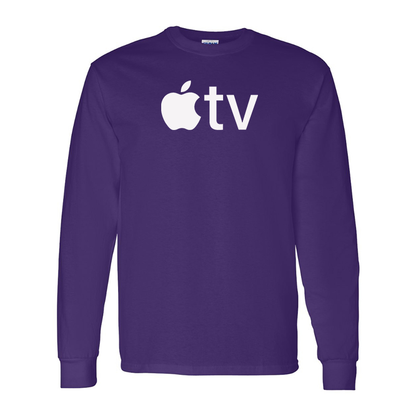 Men's Apple TV  Gildan Heavy Cotton Long Sleeve T-Shirt