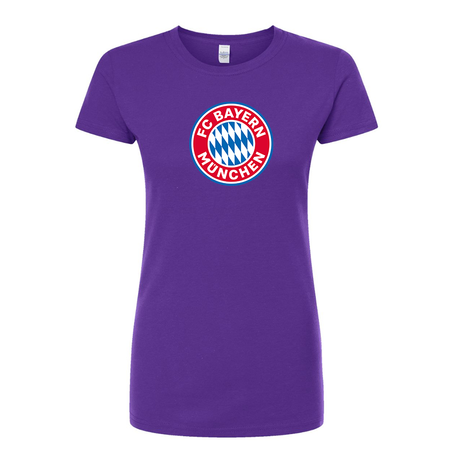 Women's FC Bayern Munich Round Neck T-Shirt