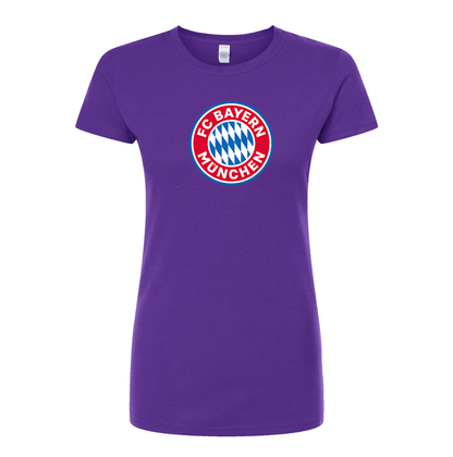 Women's FC Bayern Munich Round Neck T-Shirt