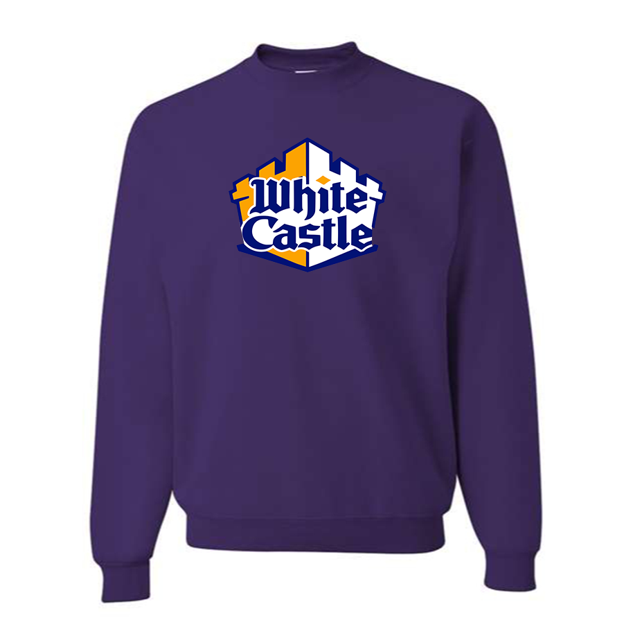 Men's White Castle Crewneck Sweatshirt