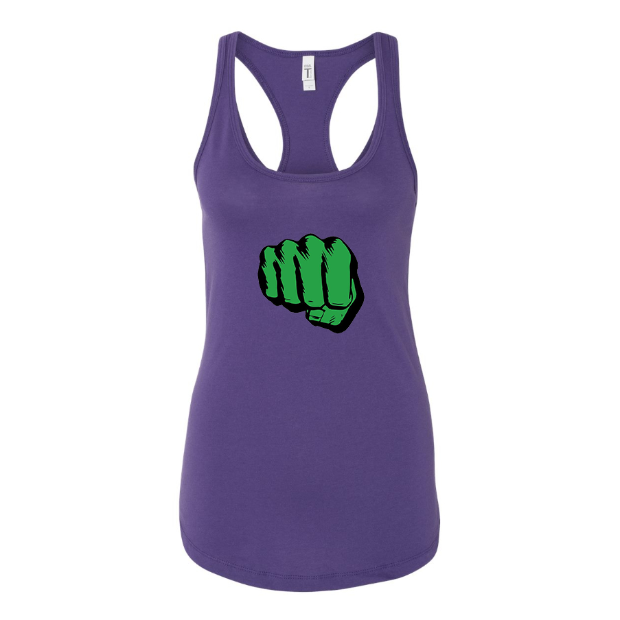 Women's Hulk Punch Racerback Tank Top