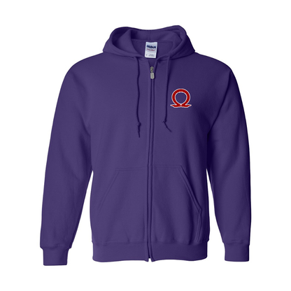 Men's God Of War Gildan Heavy Blend Full-Zip Hooded Sweatshirt