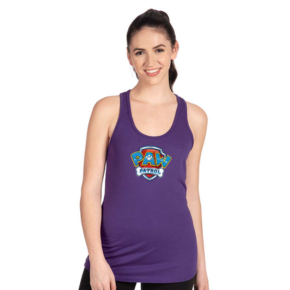 Women's Paw Patrol Next Level Ideal Racerback Tank