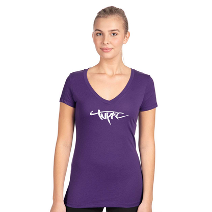 Women's Tupac Next Level Ideal V-Neck T-Shirt