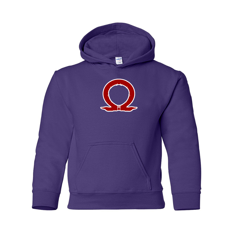 Youth's God Of War Gildan Heavy Blend Hooded Sweatshirt