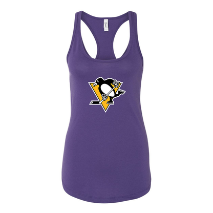 Women's NHL Pittsburgh Penguins Racerback Tank Top