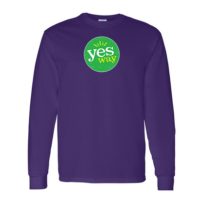 Men's Yes Way  Gildan Heavy Cotton Long Sleeve T-Shirt