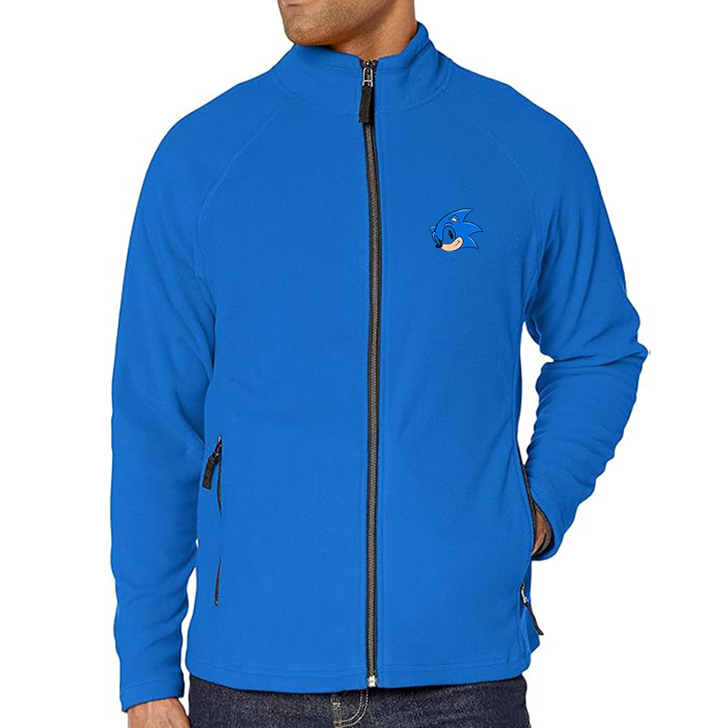 Men's  Sonic the Hedgehog Clique Summit Full-Zip Microfleece