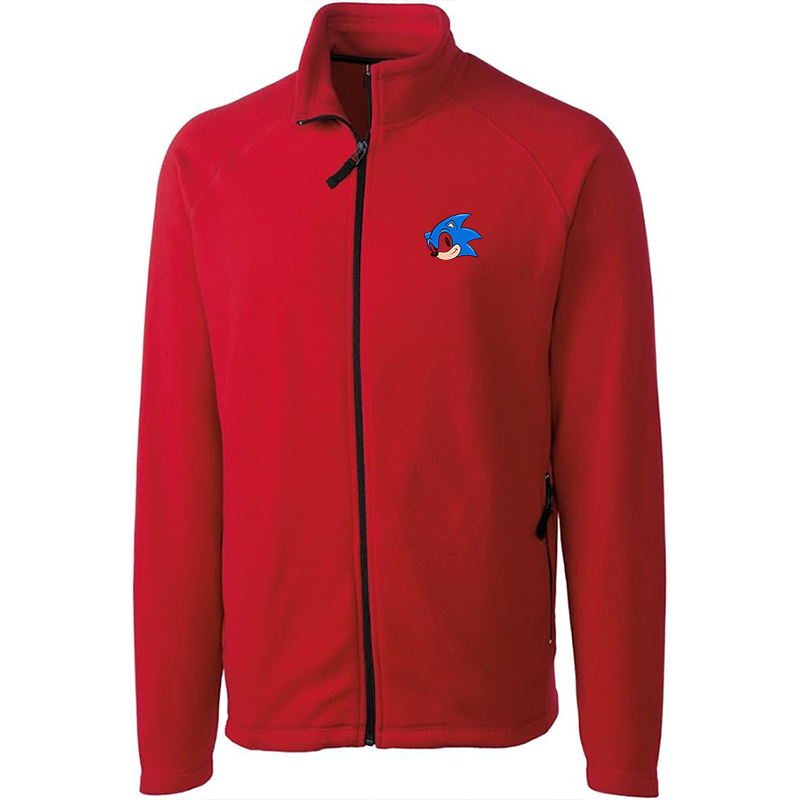 Men's  Sonic the Hedgehog Clique Summit Full-Zip Microfleece