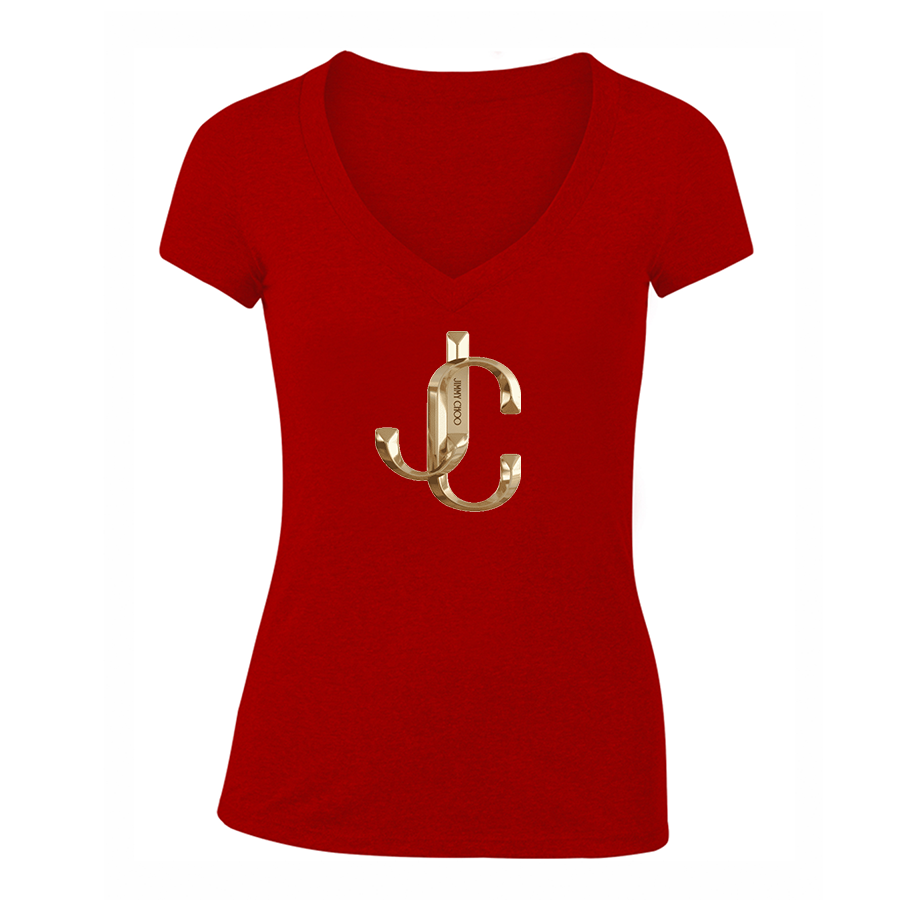 Women's Jimmy Choo V Neck T-Shirt