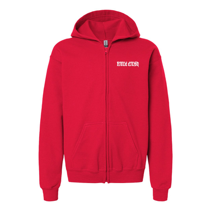 Youth's Billie Eilish Gildan Heavy Blend Full-Zip Hooded Sweatshirt