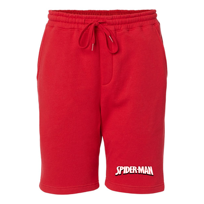 Men's Spider Man Independent Trading Co Midweight Fleece Shorts