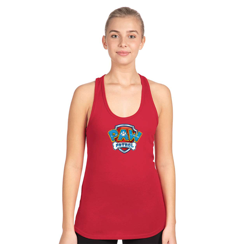 Women's Paw Patrol Next Level Ideal Racerback Tank
