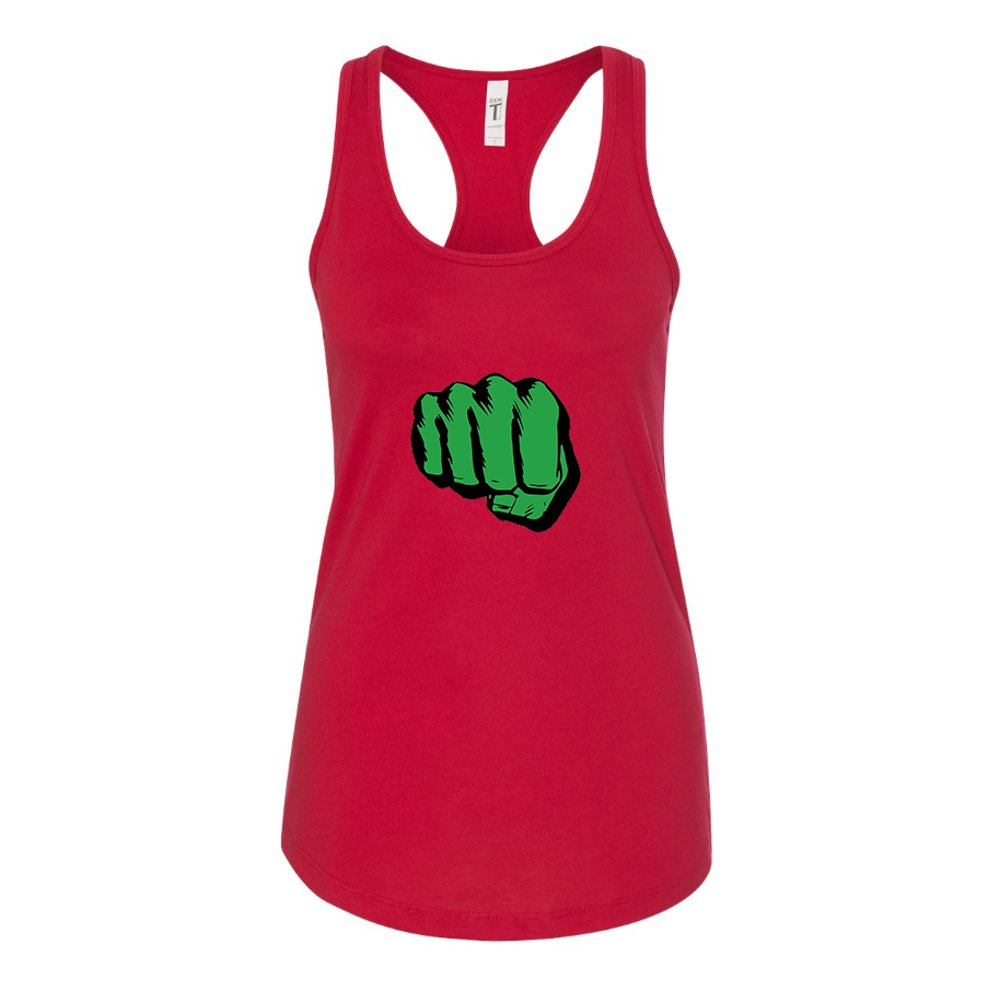 Women's Hulk Punch Racerback Tank Top