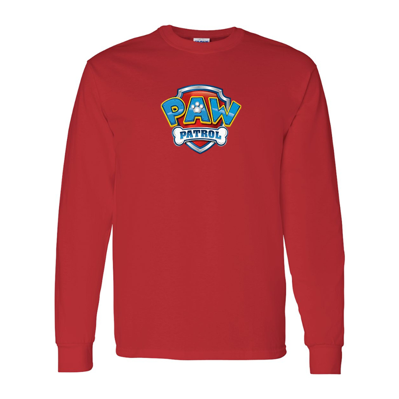 Men's Paw Patrol Gildan Heavy Cotton Long Sleeve T-Shirt