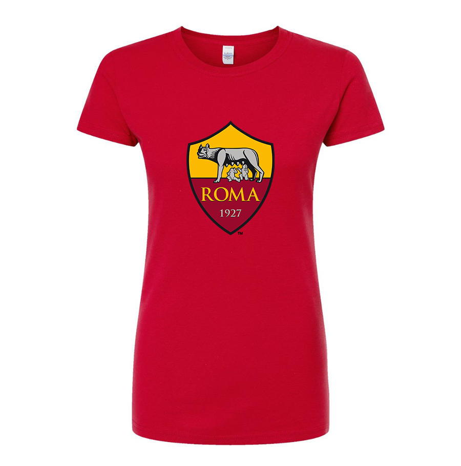 Women's AS Roma Round Neck T-Shirt