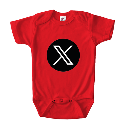 Twitter X Baby Romper Onesie