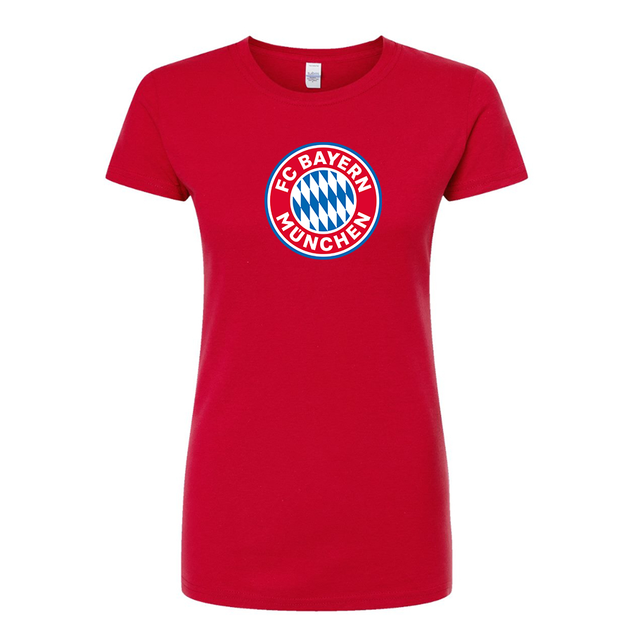 Women's FC Bayern Munich Round Neck T-Shirt