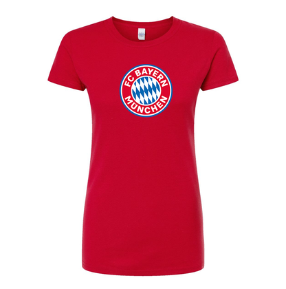 Women's FC Bayern Munich Round Neck T-Shirt