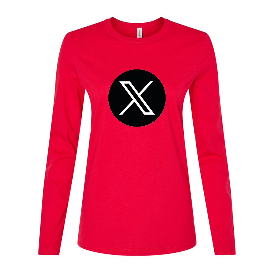 Women's Twitter X Long Sleeve T-Shirt