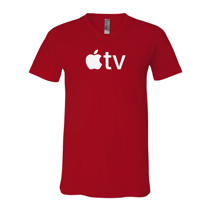 Apple TV BELLA  CANVAS  Jersey V-Neck Tee