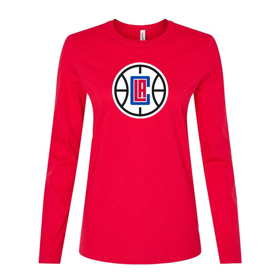 Women's LA Clippers  Long Sleeve T-Shirt